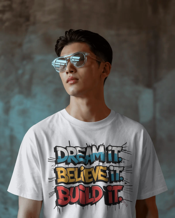 Positive Vibes Printed Graphic Tee