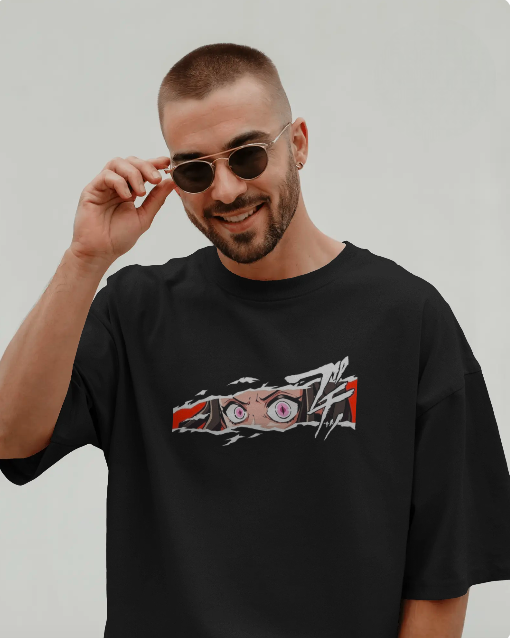 Anime Eyes Graphic T-Shirt