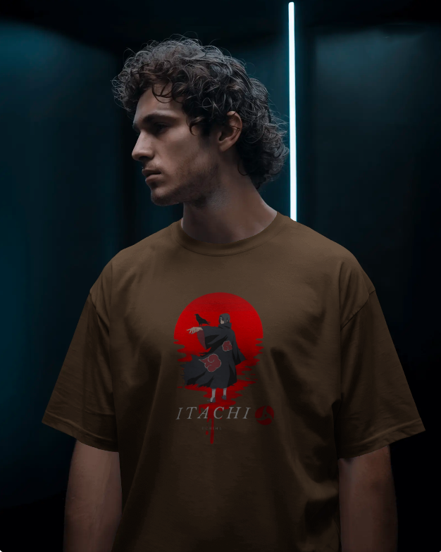 Akatsuki Clan Oversized T-Shirt – Itachi Edition