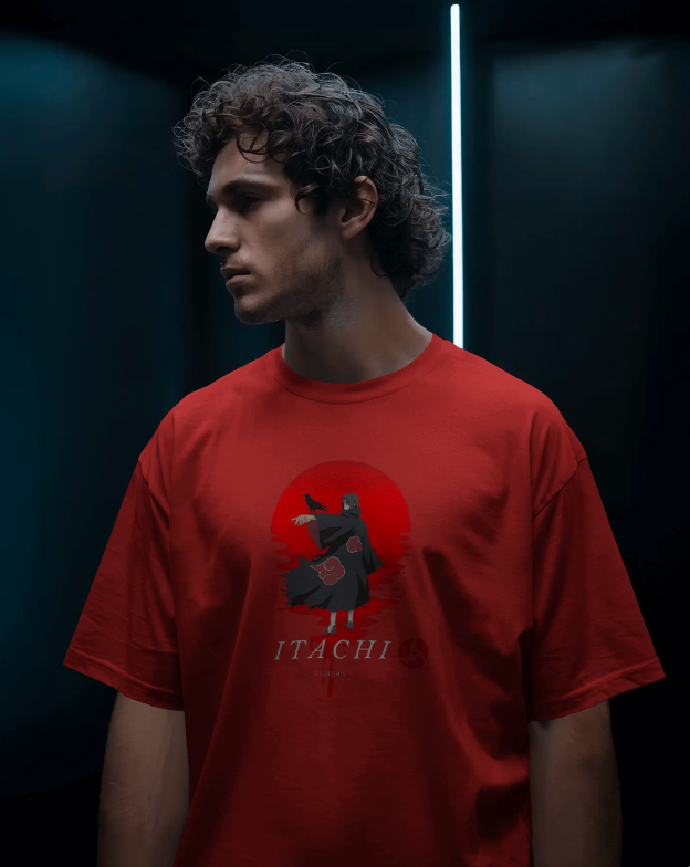 Akatsuki Clan Oversized T-Shirt – Itachi Edition