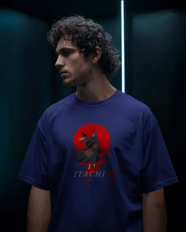 Akatsuki Clan Oversized T-Shirt – Itachi Edition