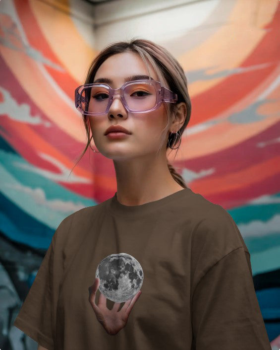 Lunar Glow Oversized T-Shirt