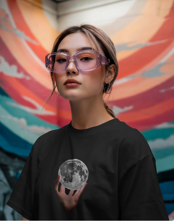 Lunar Glow Oversized T-Shirt