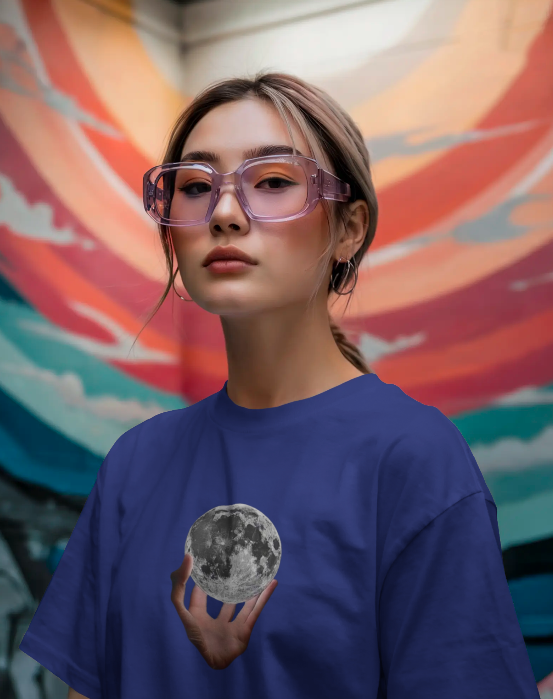 Lunar Glow Oversized T-Shirt